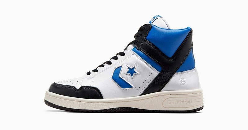 海外発売！FRAGMENT x CONVERSE WEAPON MID “White/Sport Royal